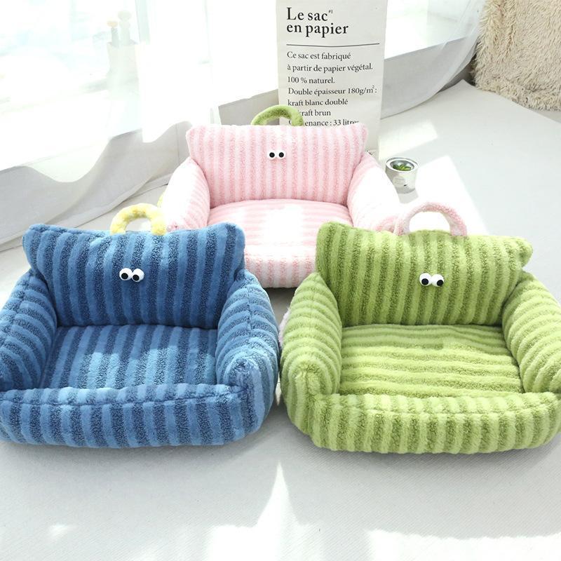 Creative And Cute Striped Pet Sofa Nest