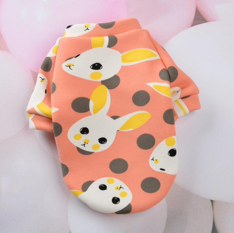 Young autumn and winter small dog pet clothes