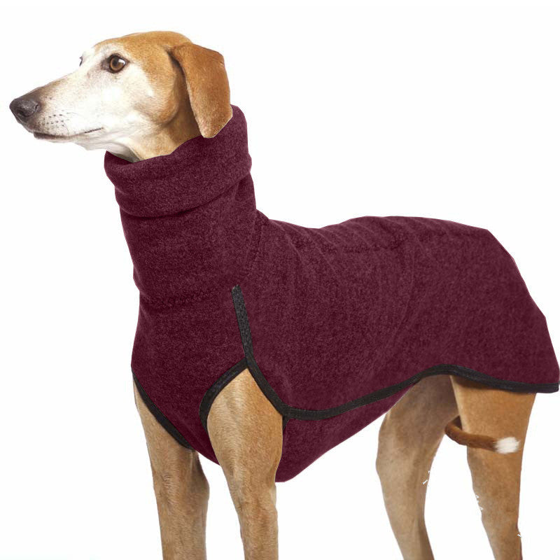 Newest Winter Big Dog Clothes for Medium Large Dogs Warm High Collar Pet Coat French Bulldog Pitbull Pullovers Mascotas Clothing