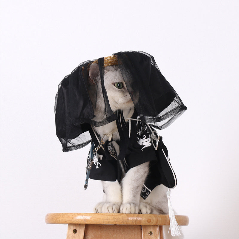 mall dog Dragon Robe anti hair pet clothing