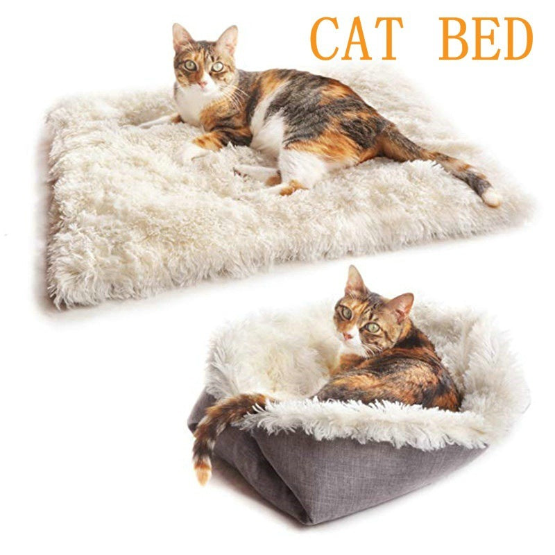 South Korean velvet cat bed