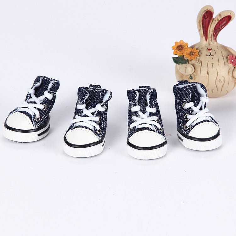 Breathable Dog Sneakers Go Out In Summer To Protect The Soles Of The Dog'S Feet To Prevent Burns And Easy To Clean