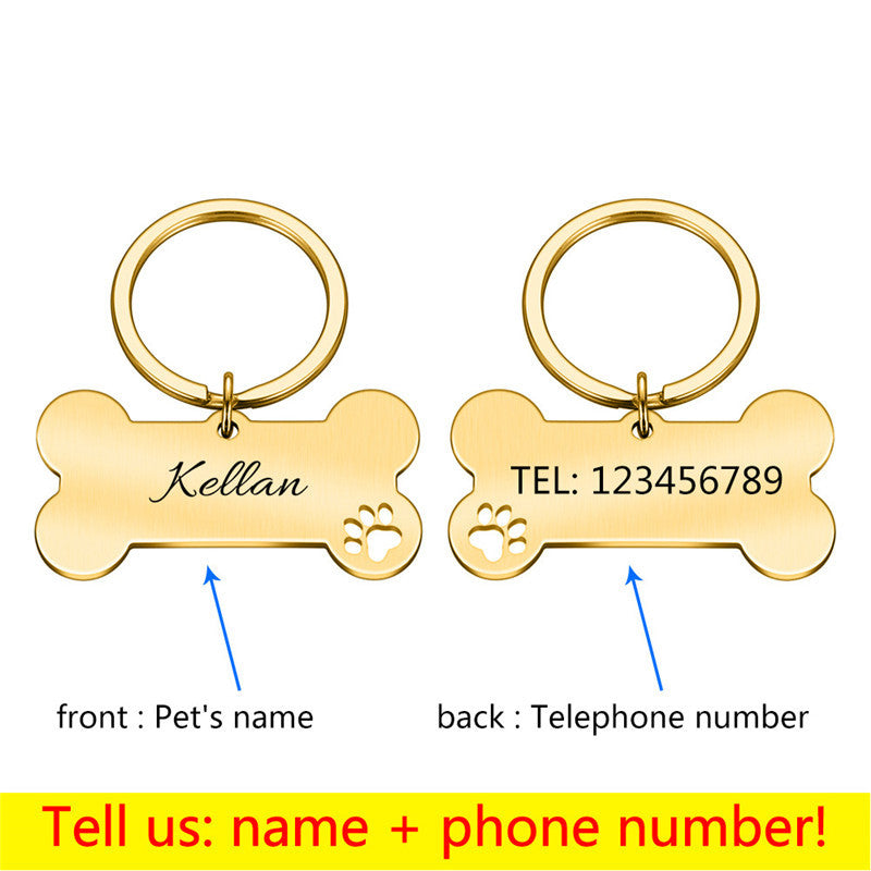 Anti-lost Personalized Pet Identity Tag Dog Collar
