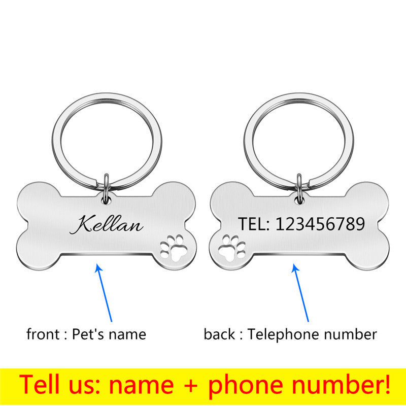 Anti-lost Personalized Pet Identity Tag Dog Collar