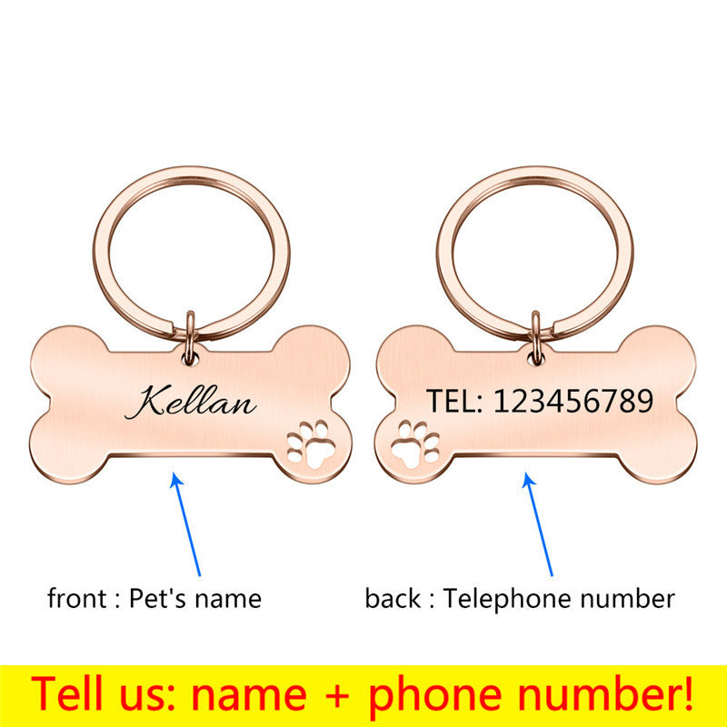 Anti-lost Personalized Pet Identity Tag Dog Collar