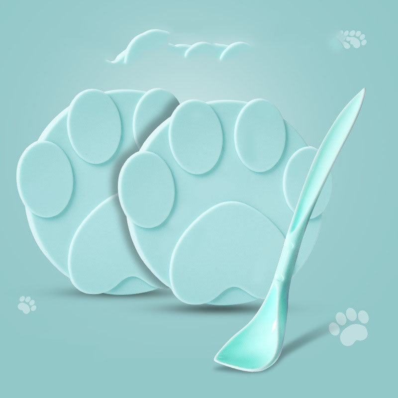 Pet Canned Food Lid Fresh-Keeping Silicone Lid Dog Canned Food Sealing Lid Universal Sealing Lid Three-In-One