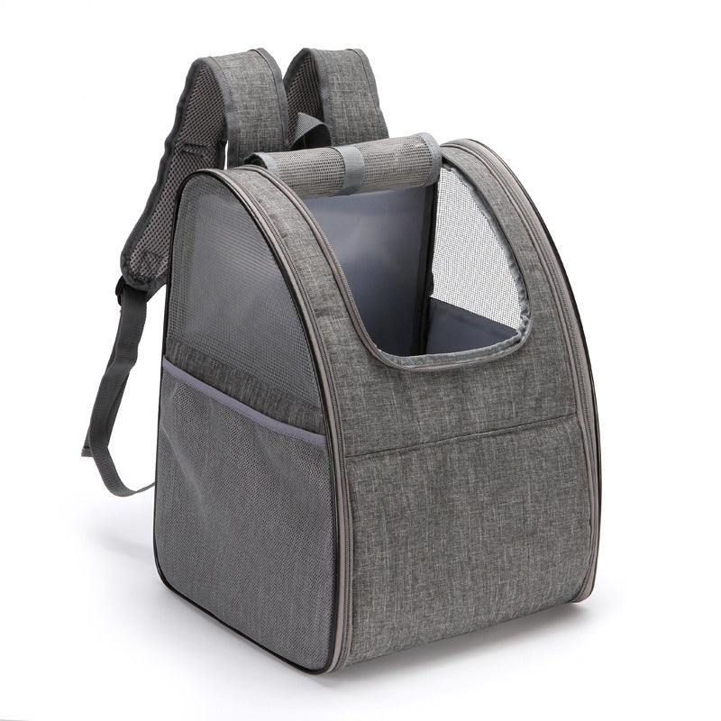 Mesh breathable pet backpack