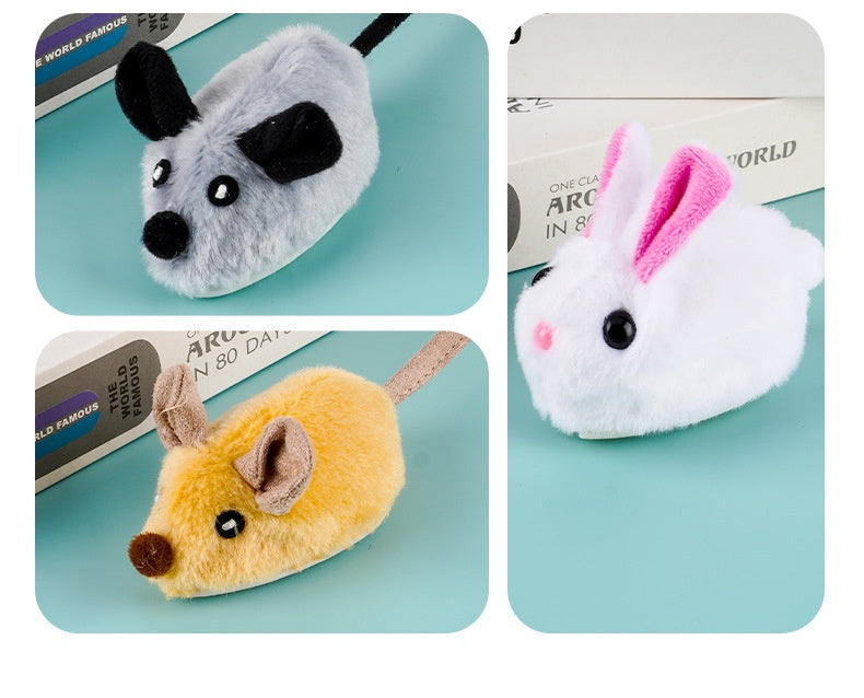 Cat Toy Self-Hi Relieving Boredom Simulation Sound Plush Smart Mouse