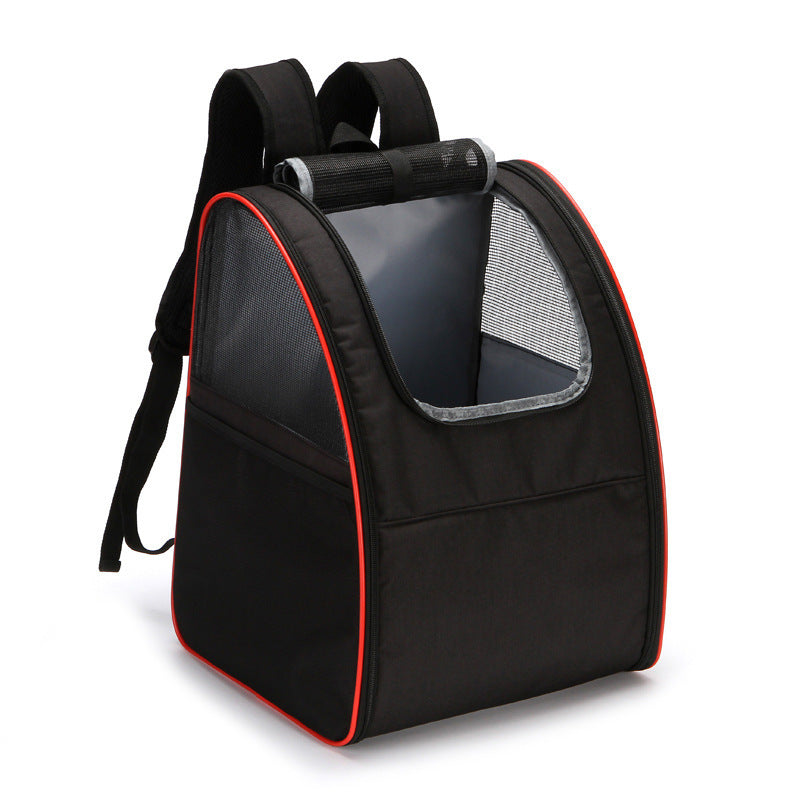 Mesh breathable pet backpack