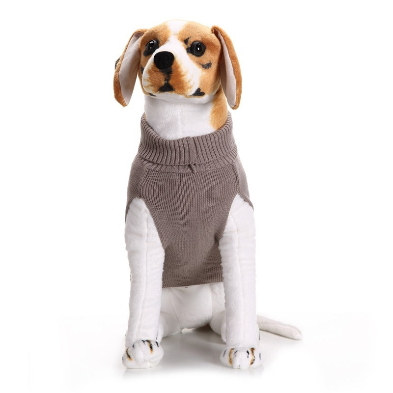 Scale embroidered pet clothes autumn and winter