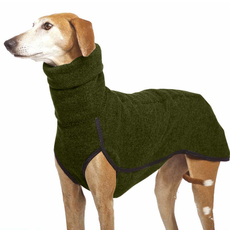 Newest Winter Big Dog Clothes for Medium Large Dogs Warm High Collar Pet Coat French Bulldog Pitbull Pullovers Mascotas Clothing