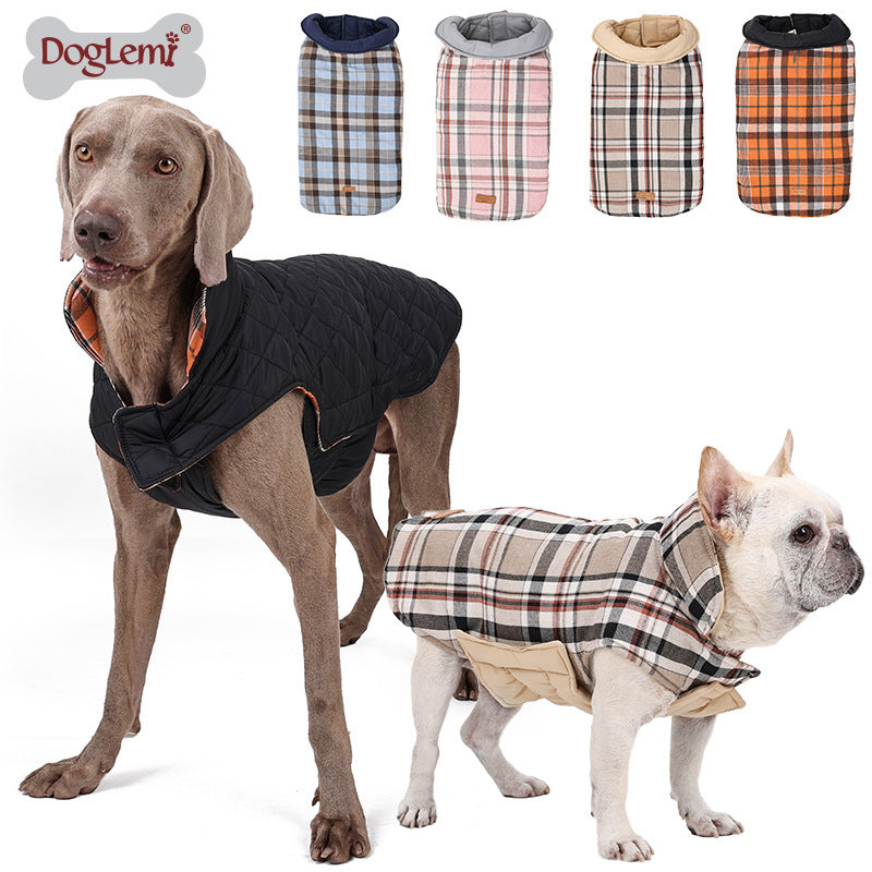 Waterproof Warm Fashion Double-sided Dog Clothes