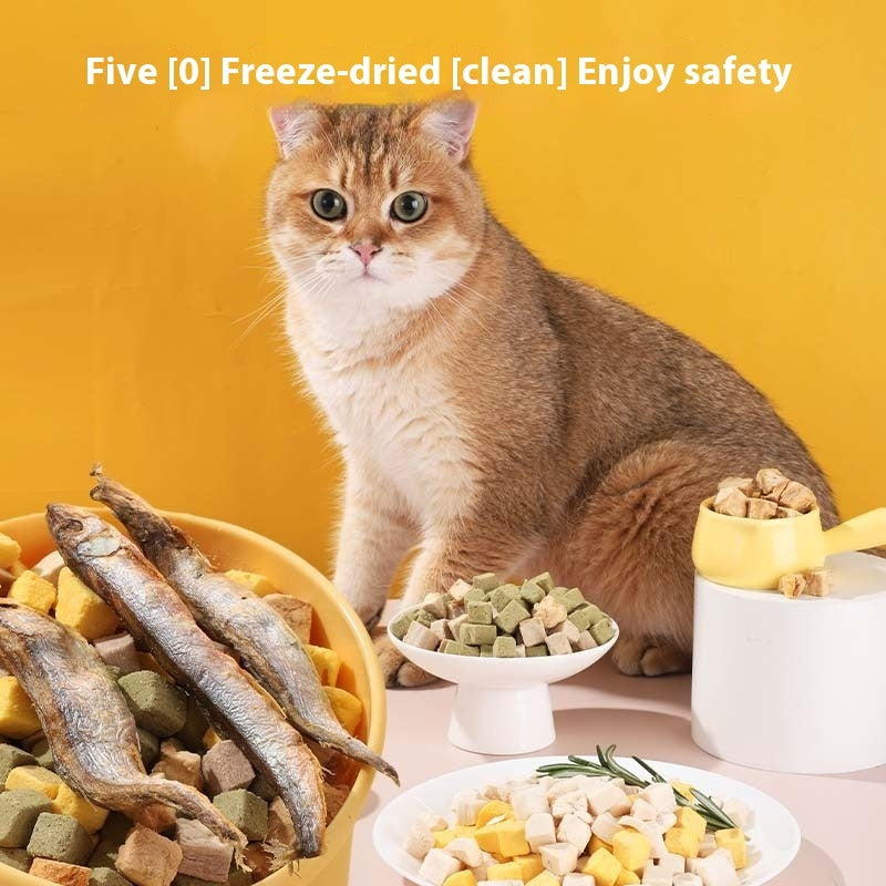 Pet Freeze-dried Snacks Egg Yolk Chicken Grains Dog Cat Snacks