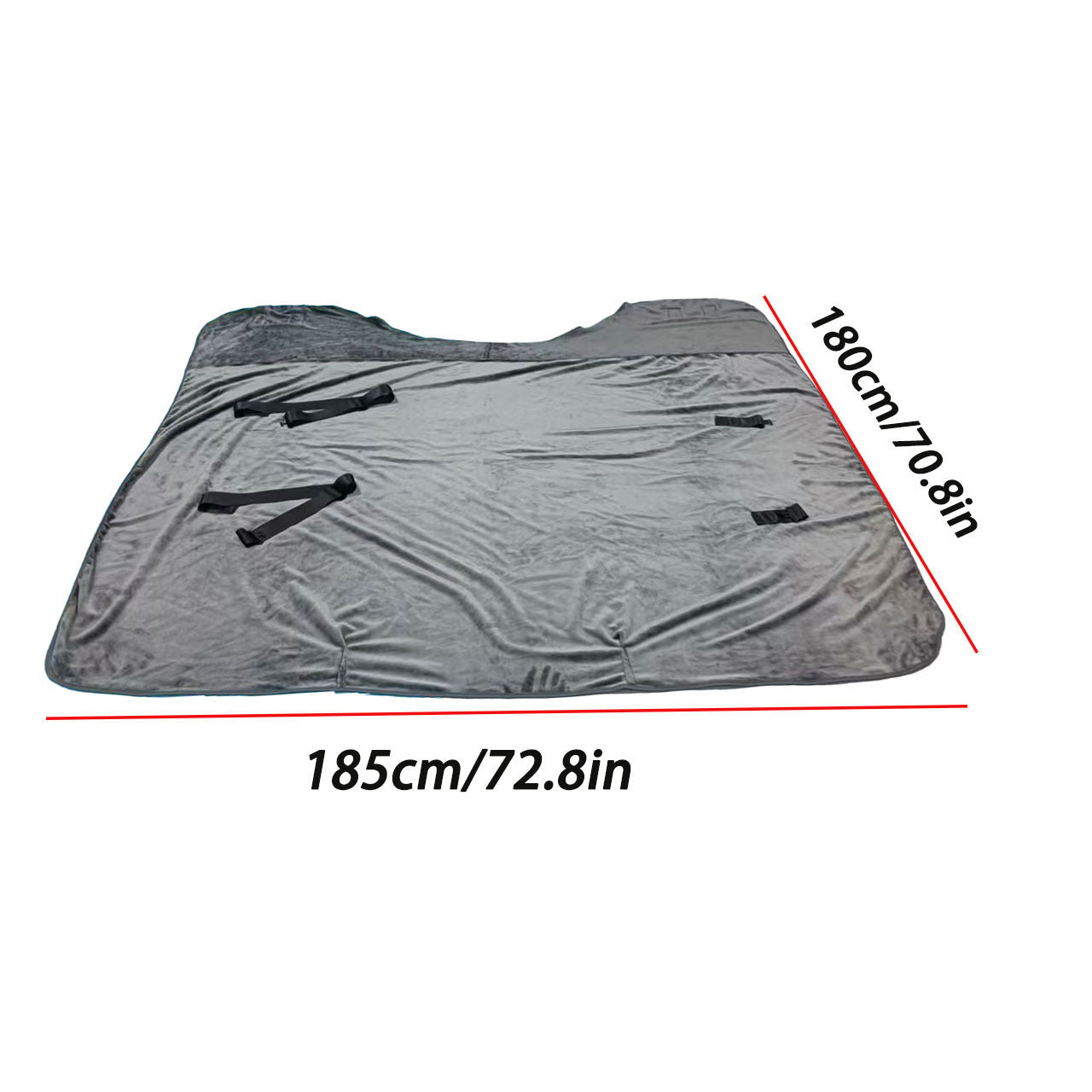 Winter Soft And Thickened Mosquito And Insect Protection Warm Horsecloth