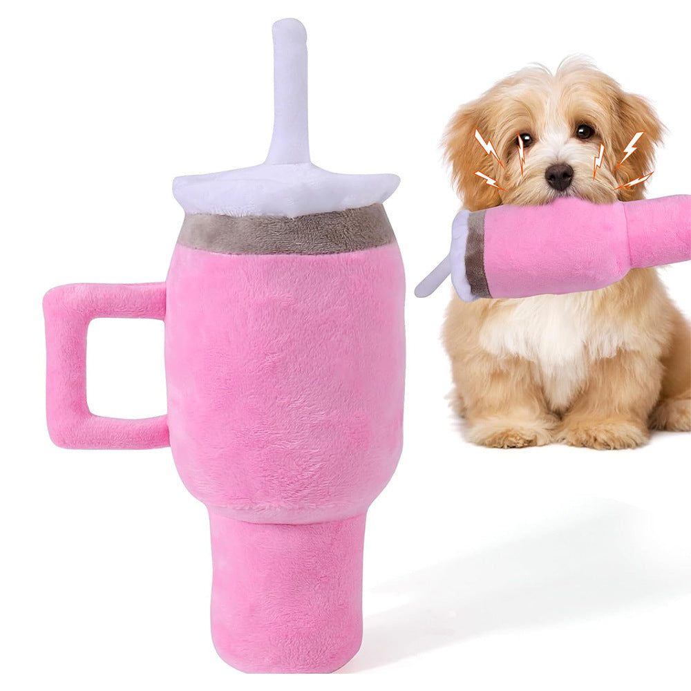 Dog Sound Toy With Handle Cup