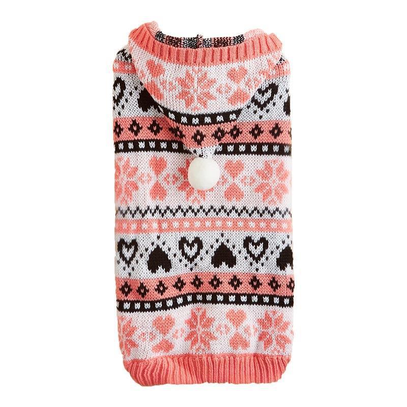 Pet Clothes Snowflake Love Striped Camouflage Knitted Warm Bardo Bichon VIP Dog Sweater