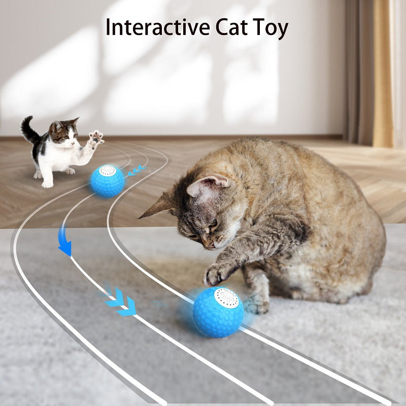 Pet Smart Toy Cat Ball Rolling Ball Sound Teasing Cat Ball Cat Upgrade Remote Control
