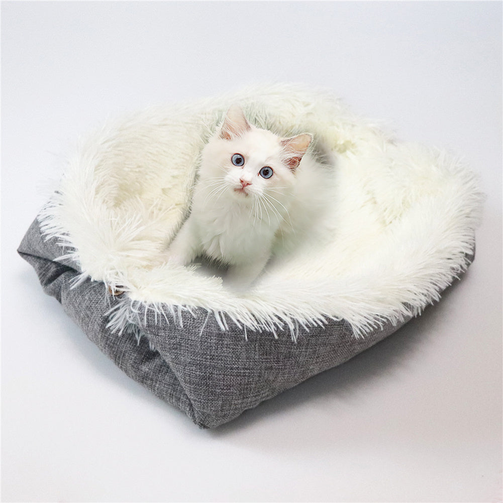 South Korean velvet cat bed