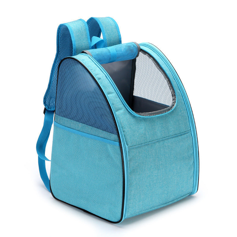 Mesh breathable pet backpack