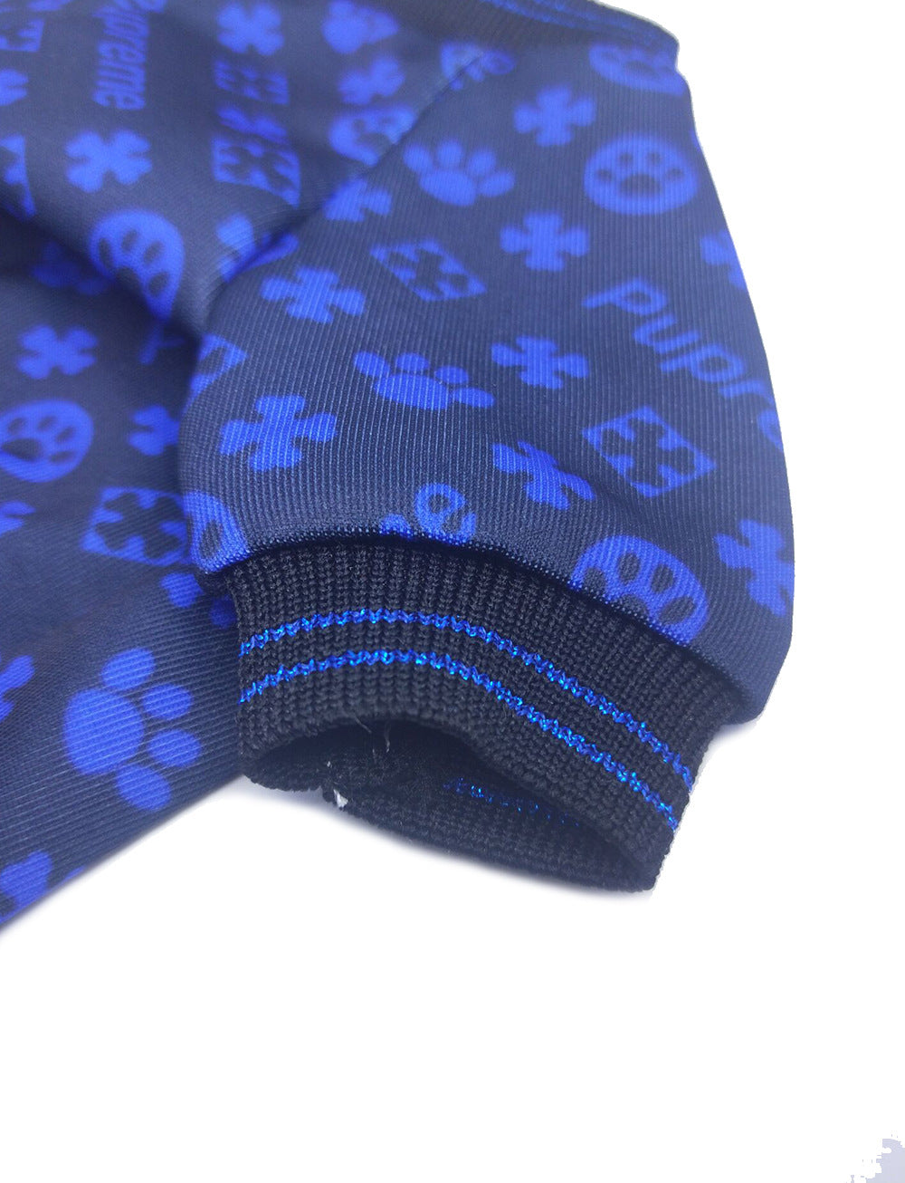 Trendy Brand Dog Clothes Net Celebrity Dog Clothes With Dog Paws Full Print