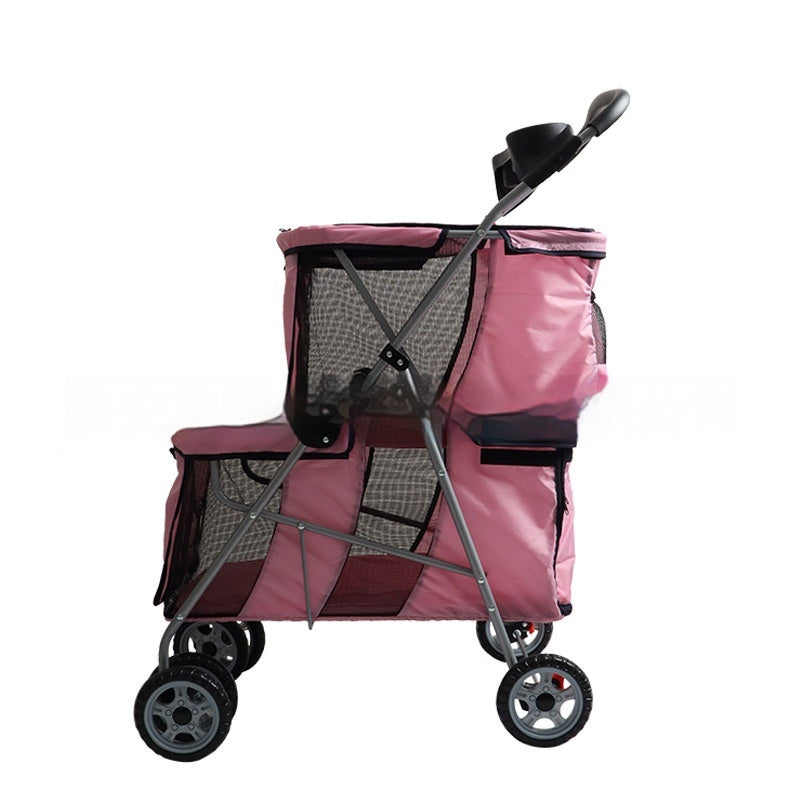 Lightweight Folding Small Pet Stroller – Spoiled Pets Haven