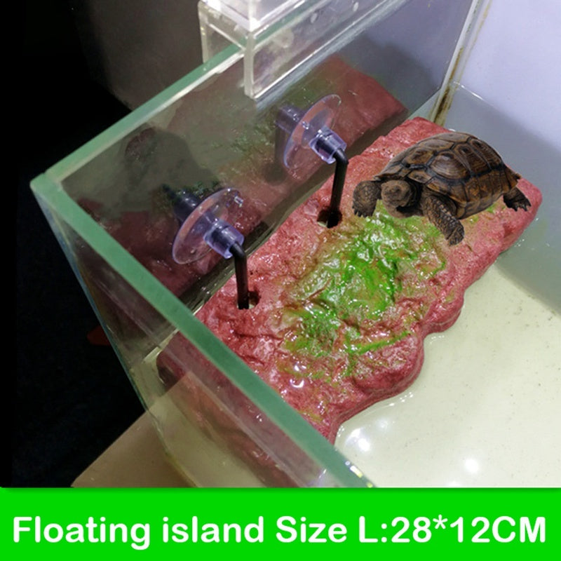 Pet turtle basking platform