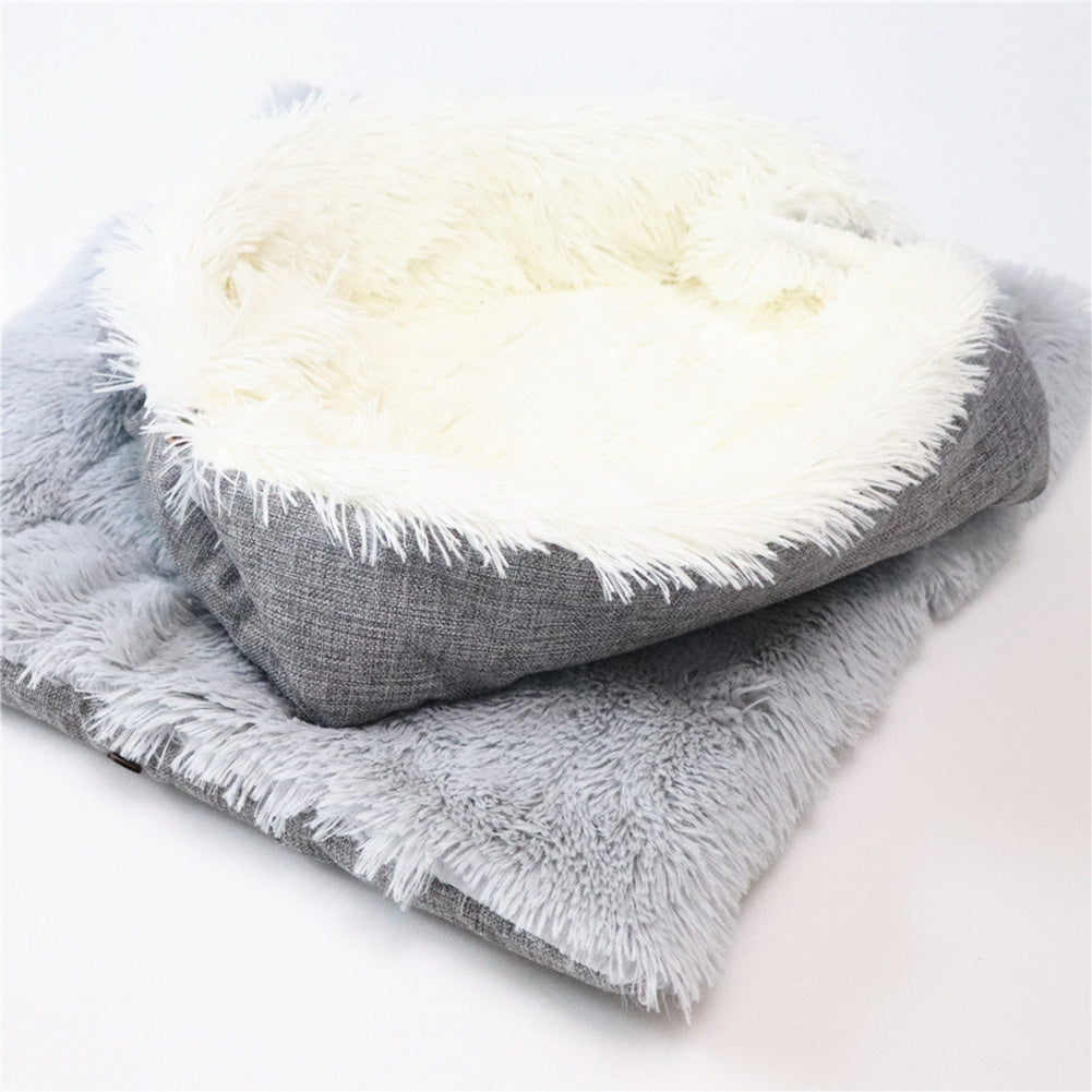 South Korean velvet cat bed
