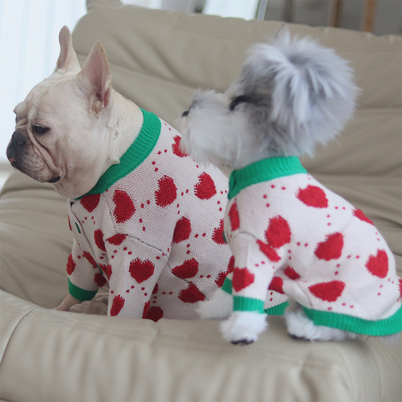 Dog Autumn And Winter Warm Sweater