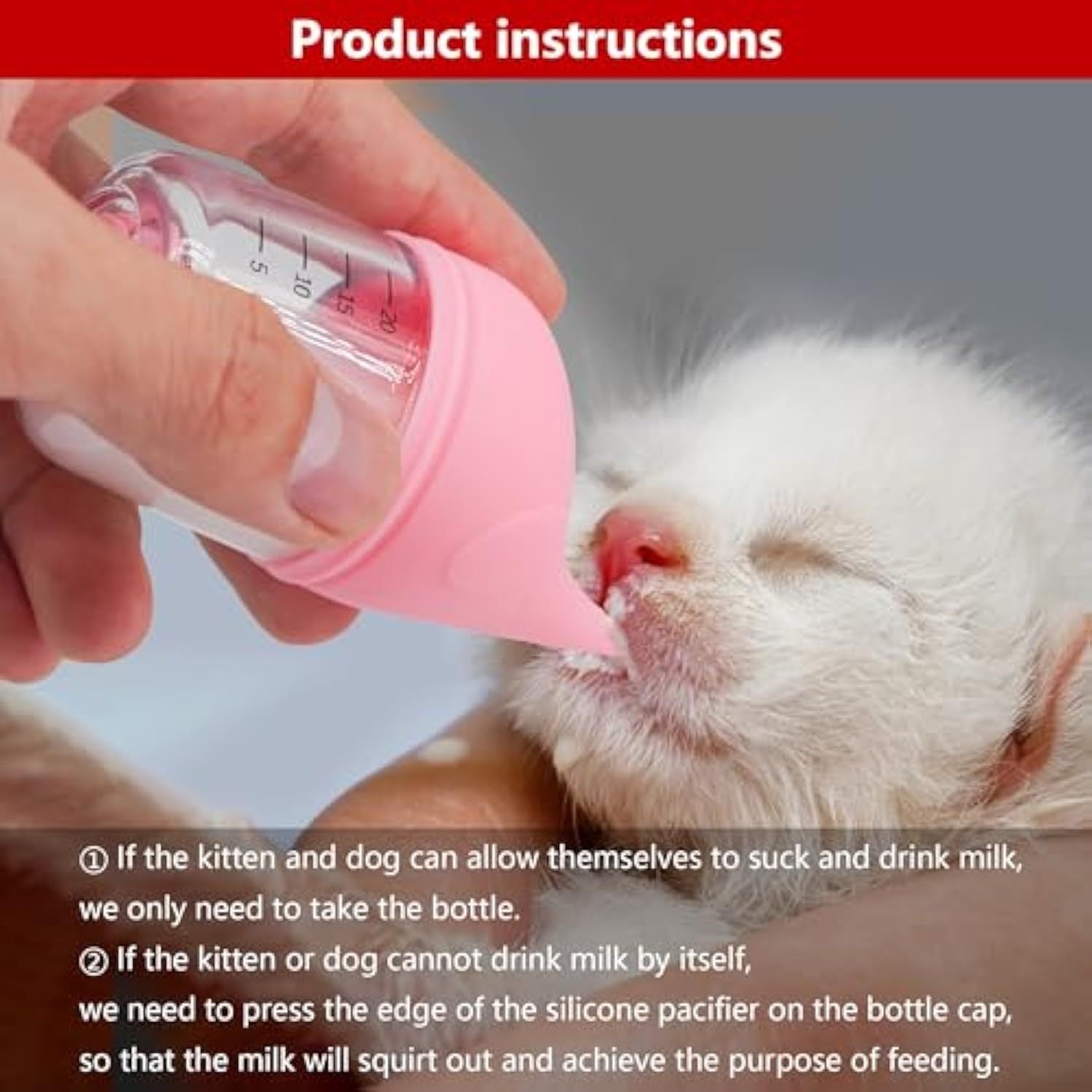 Puppy Bottles For Nursing Kitten Bottles For Nursing Pet Feeding Bottle