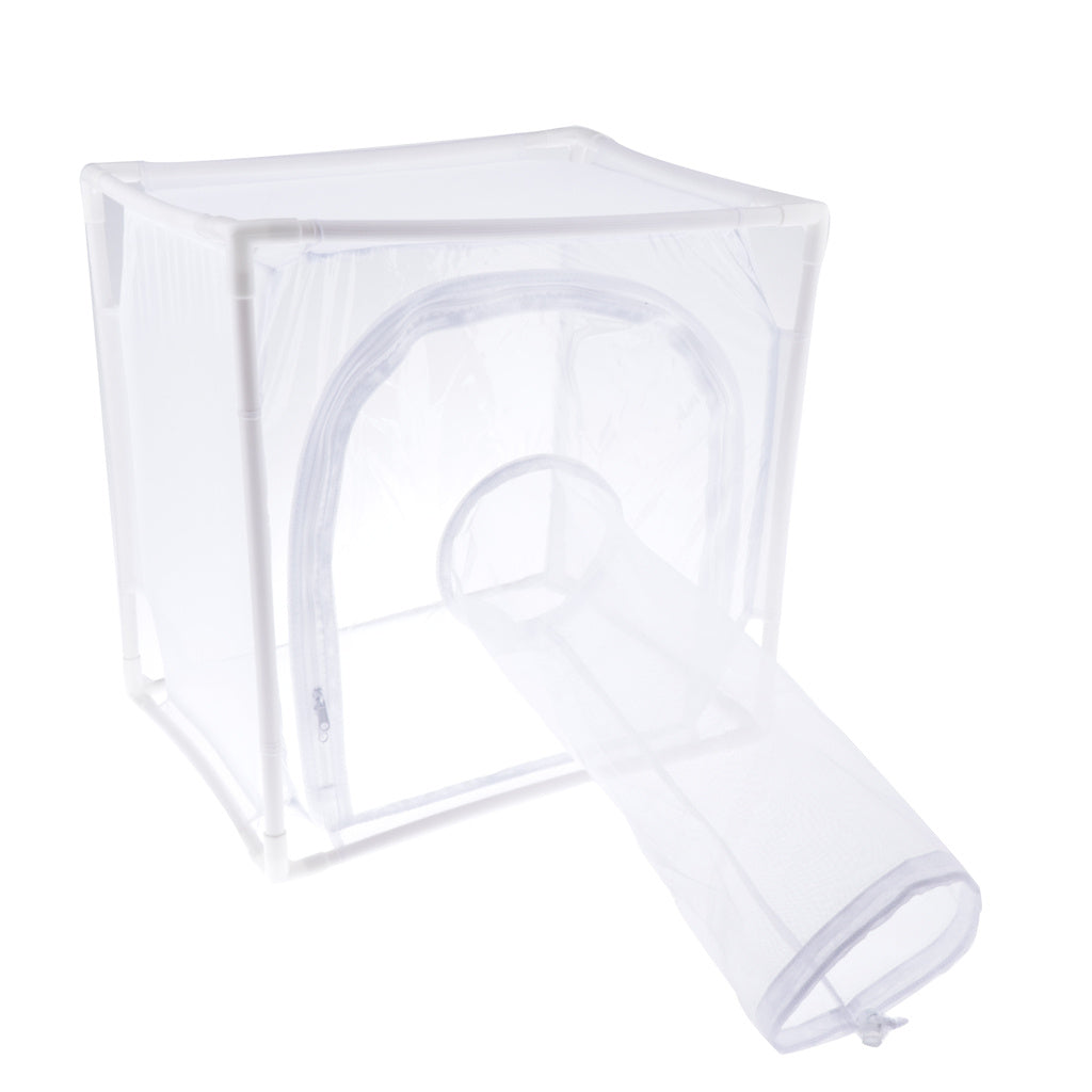 1 Butterfly Insects Habitat Cage Terrarium -up Mesh White
