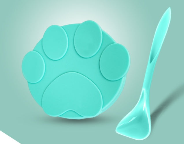 Pet Canned Food Lid Fresh-Keeping Silicone Lid Dog Canned Food Sealing Lid Universal Sealing Lid Three-In-One