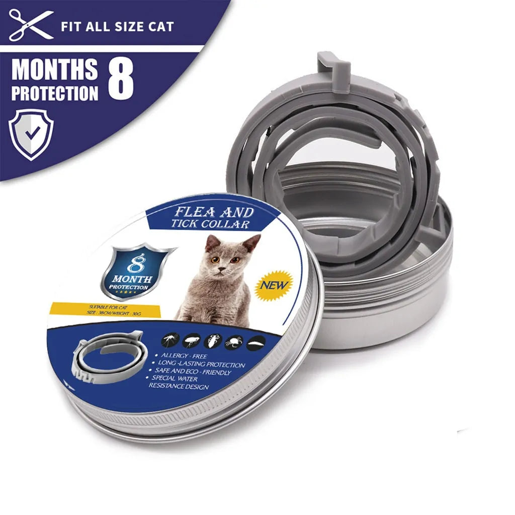 8 month flea and tick collar for cats best sale