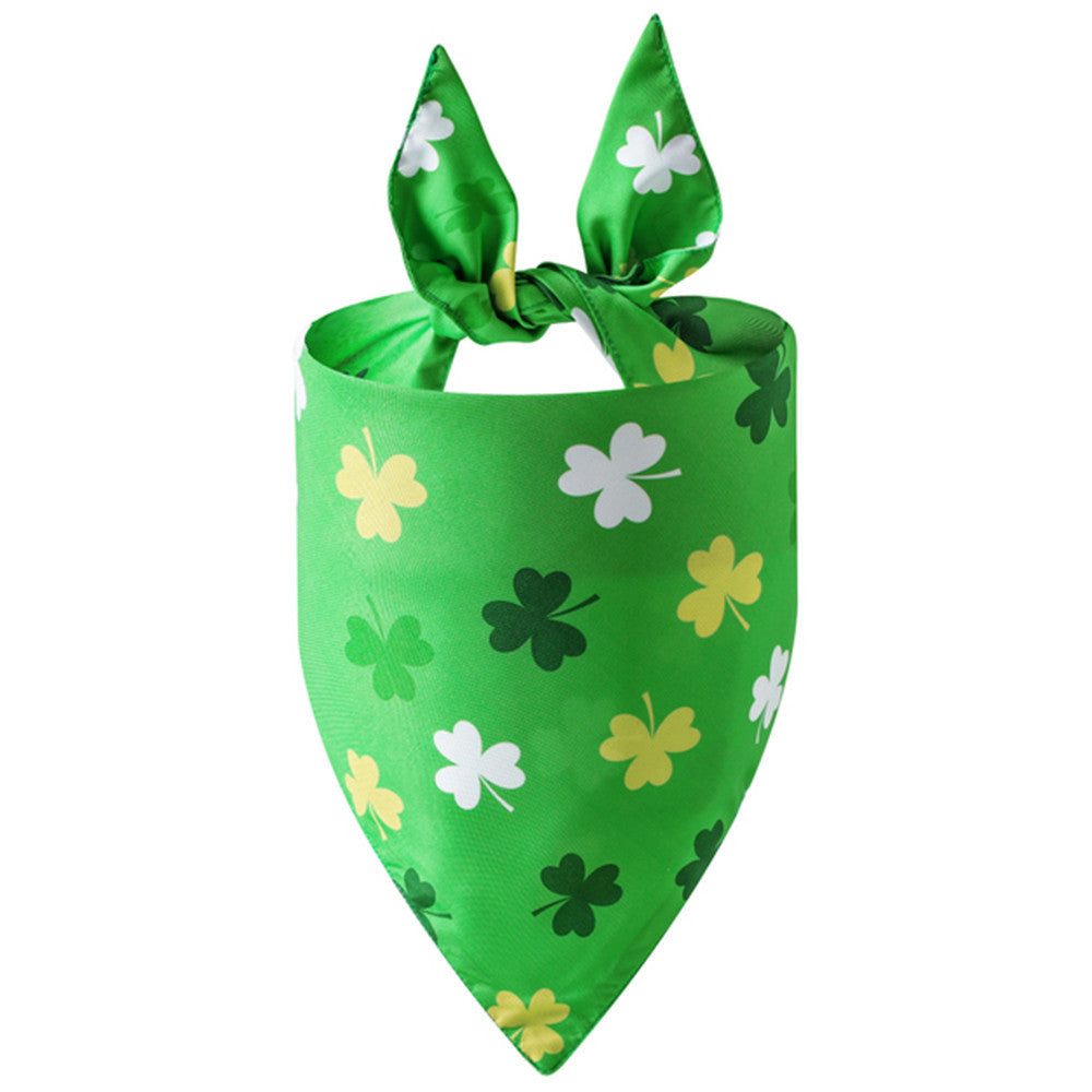 Irish Festival Pet Triangle Scarf Cuckold Festival Pet Scarf