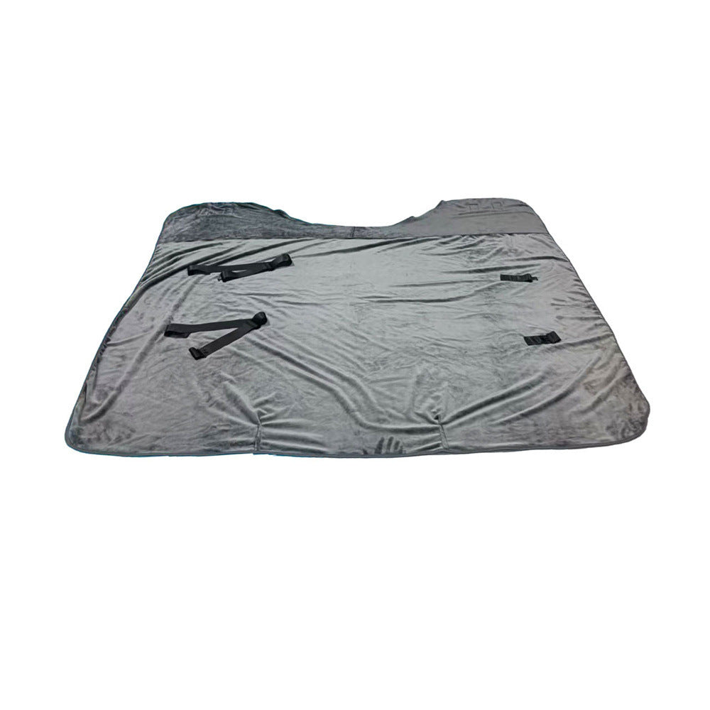 Winter Soft And Thickened Mosquito And Insect Protection Warm Horsecloth