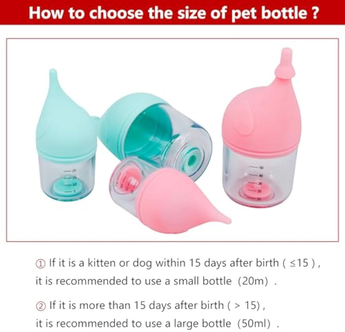 Puppy Bottles For Nursing Kitten Bottles For Nursing Pet Feeding Bottle