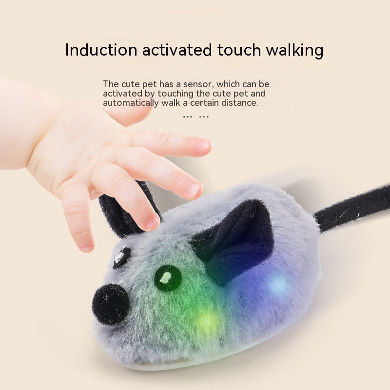 Cat Toy Self-Hi Relieving Boredom Simulation Sound Plush Smart Mouse