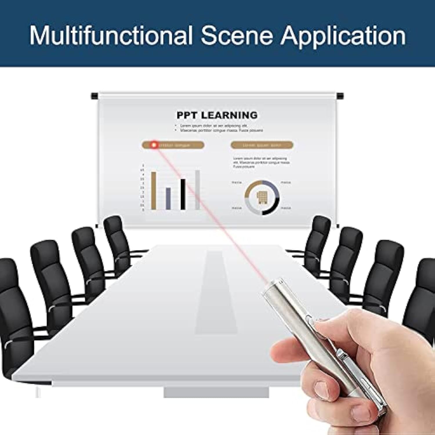 Cat Toy Pointer For Indoor Cat Mouse Toys Wand Light Pet Interactive Toys To Keep Cat Busy For Kitten Cat Dog Chase Play