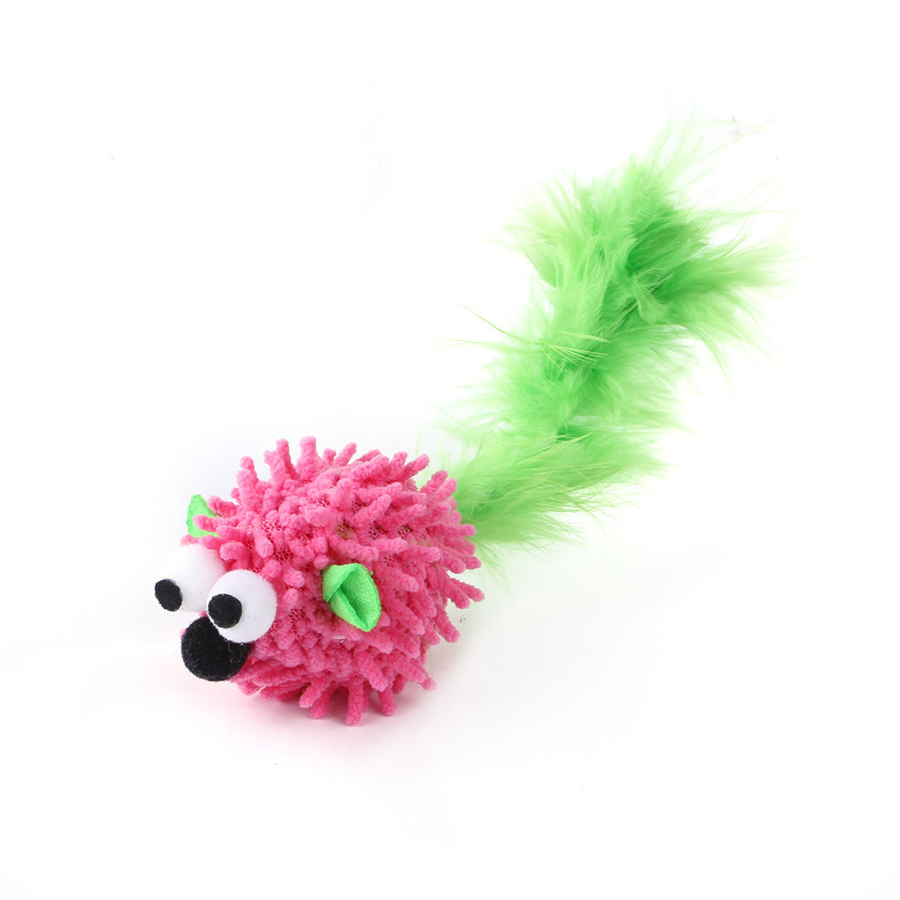 Pet Cat Toy Mop Dragon Mouse Funny