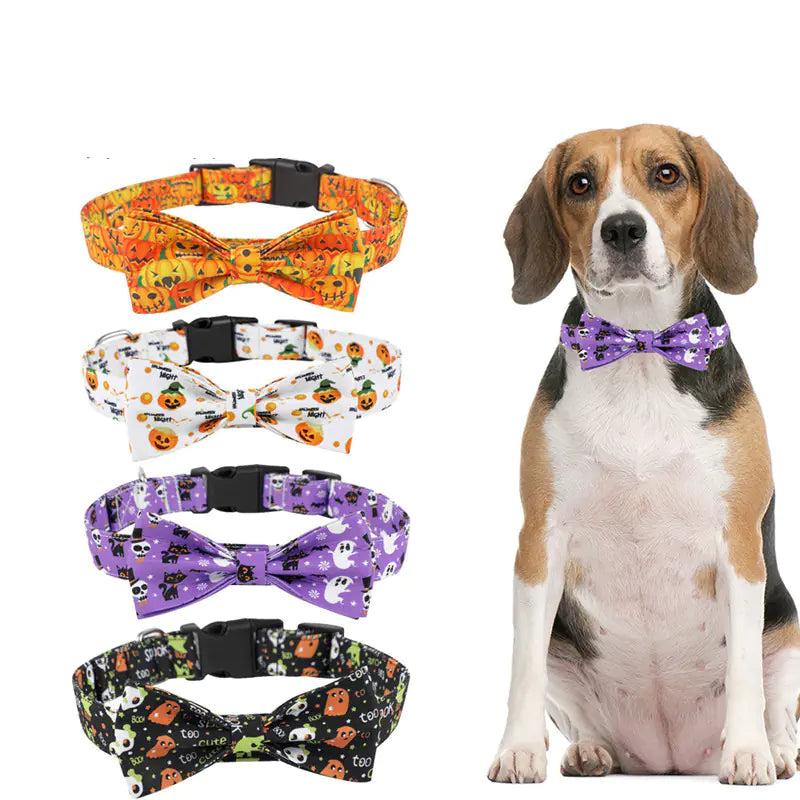 Halloween-Themed Dog Collars for Your Pets